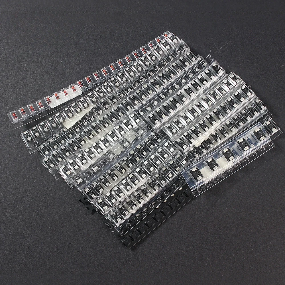 200-260pcs SMD Rectifier Diode Assorted Kit  M1 M4 M7 SS14 SS24 RS1M US1M SS34 SS36 SS26 RS2M SS110 SS220 SS210 SS310 SS510