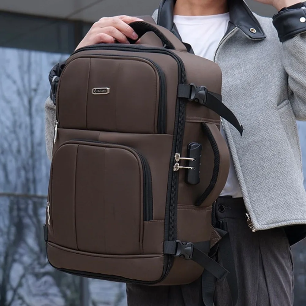 

Дорожный рюкзак с кодовым замком, боковая ручка, большой вместительный мужской деловой рюкзак с регулируемыми ремнями, многофункциональная сумка для багажа