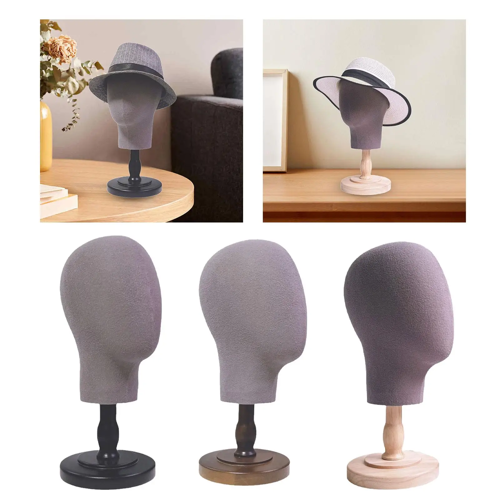 Mannequin Head Display Stand, Multipurpose Earphone Stand, Headphone Holder