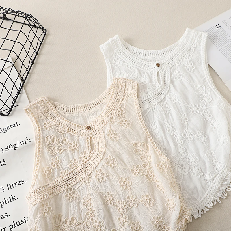 n سترة نسائية محبوكة كلاسيكية صيفية Svel f بياقة مفتوحة وتصميم شرابة متدفقة من مزيج القطن والبوليستر العادي...