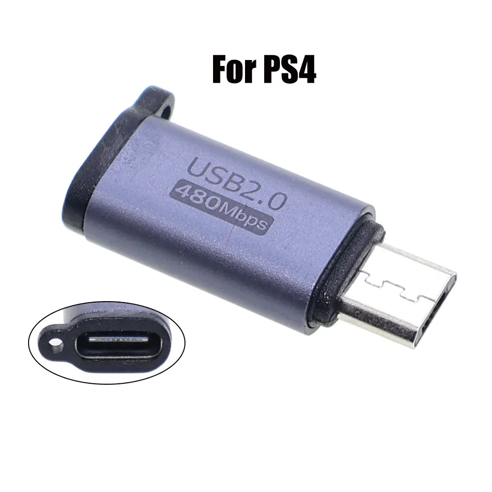 1-5 قطعة ل PSP1000/2000/3000 لعبة 5 فولت نوع-C إلى تيار مستمر شحن الطاقة تحويل ل PS4 USB C مهايئ شاحن محول محول الشحن #6