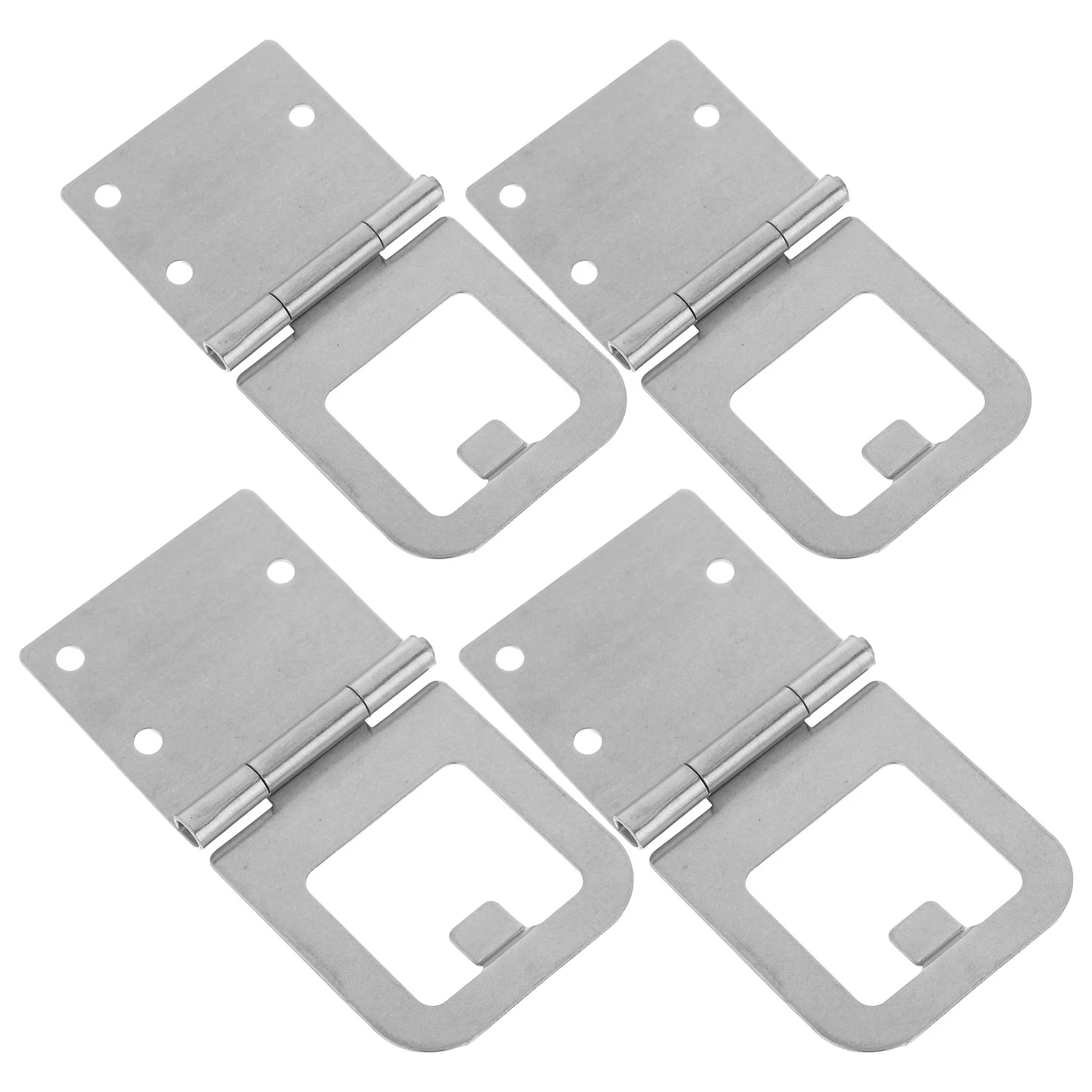 

4Pcs Sliding Window Screen Hinge Stainless Steel Sliding Lock Catch Flat Hinge Leaf for Balcony Patio Screen Door Security