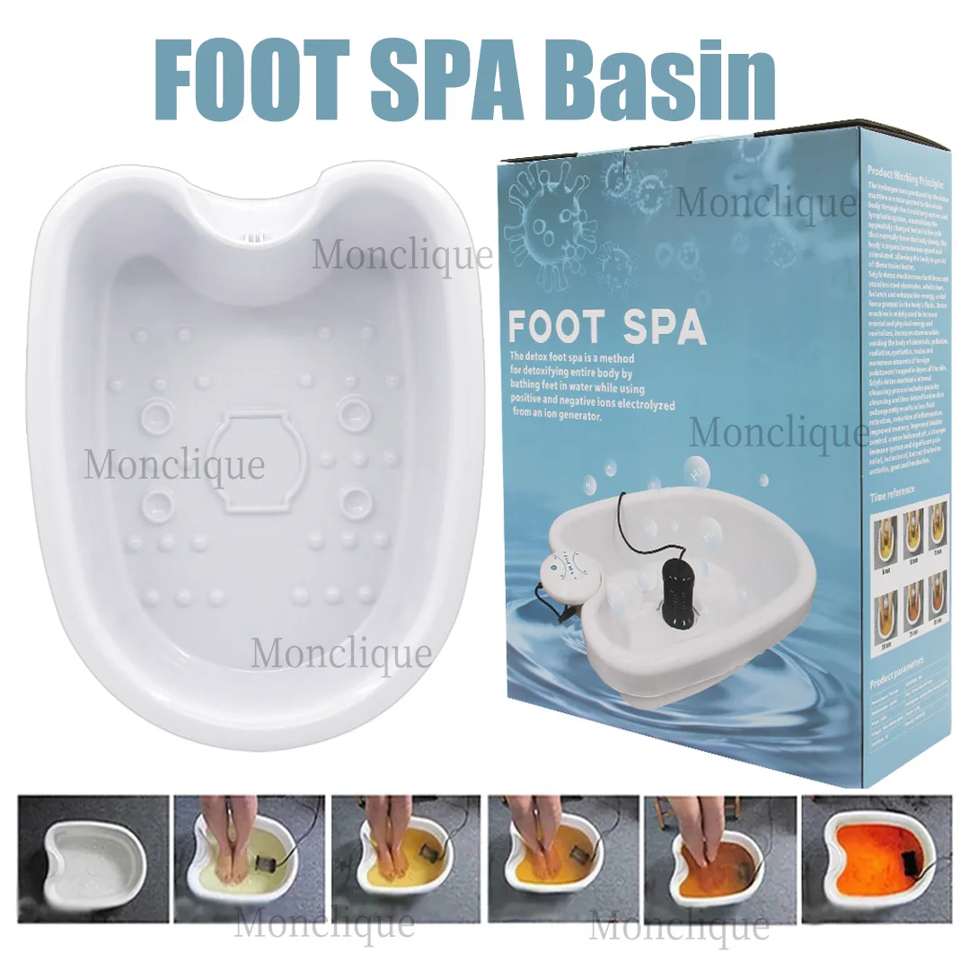 Only Foot Bath Basin Only Used for Detoxification Ion Foot Bath Machine Vibration Massage Deep Cleaning Relaxing Feet Massager
