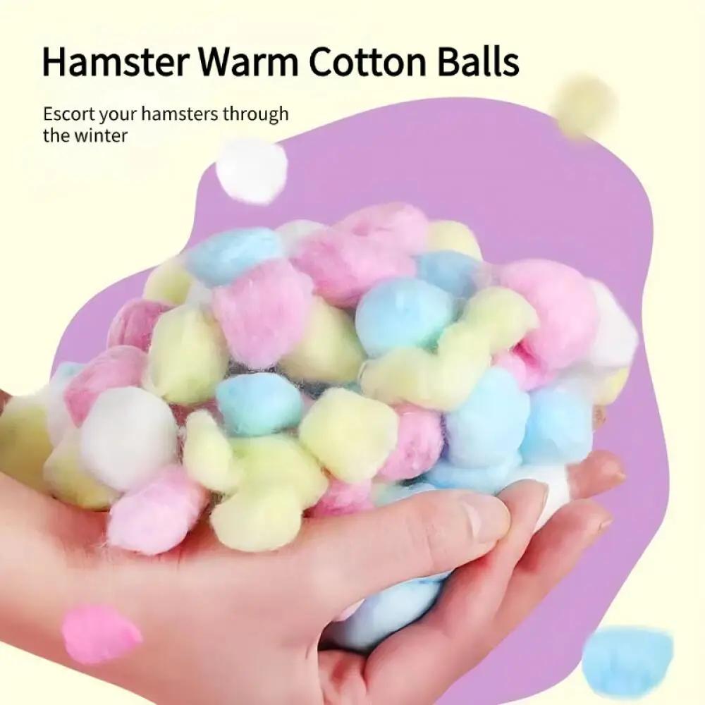 Hamster Nesting Cotton Warm Soft Bedding for Small Pets Sugar Glider Hedgehog Fancy Rat Winter Nest Material