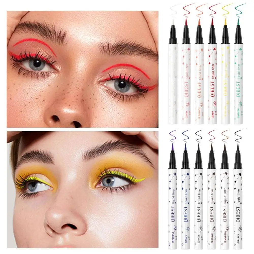 

Long Lasting Waterproof Eyeliner Non-Sticky Quick Drying Color Longwearing Liquid Eyeliner Lips Waterproof Liquid Eye Liner Pen