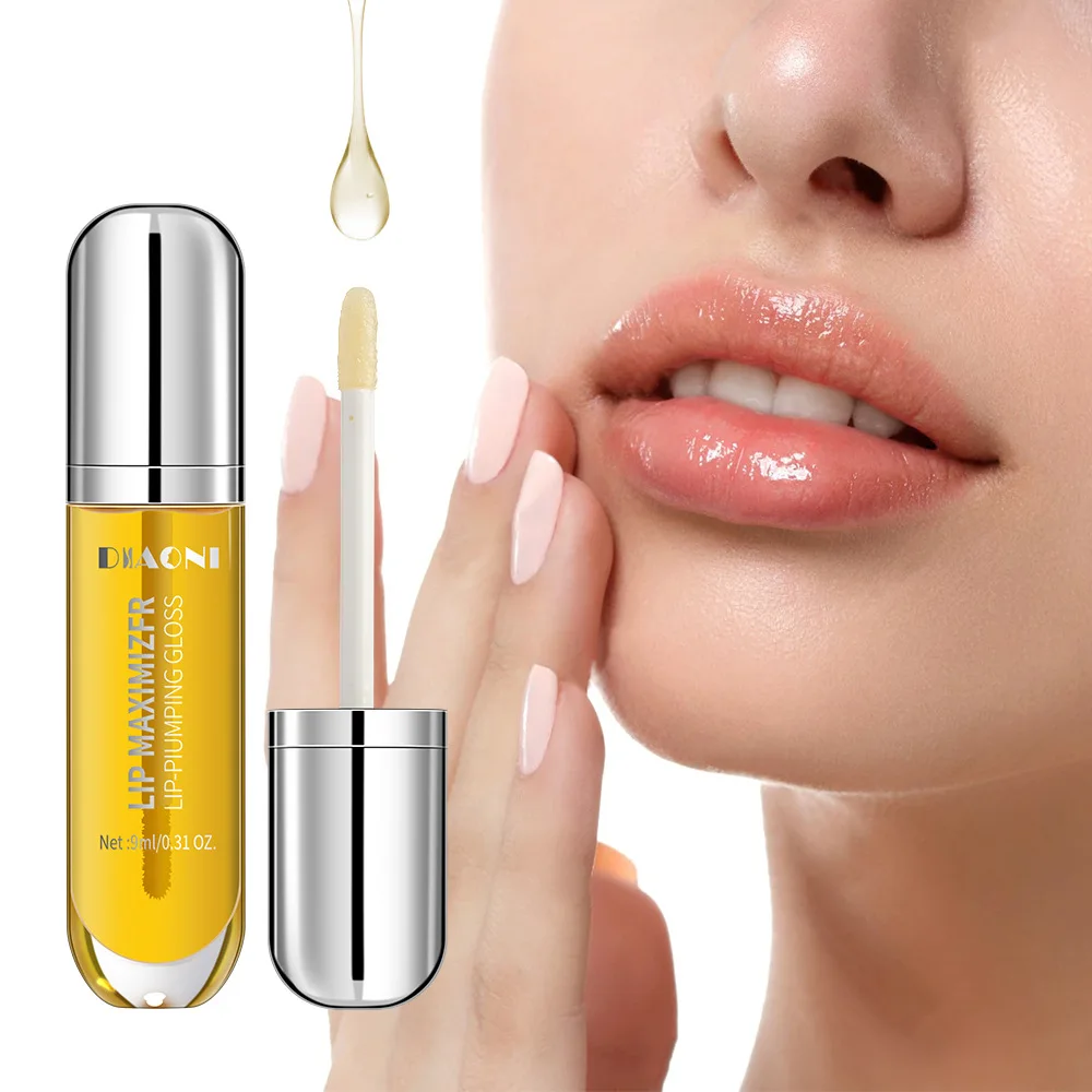 Transparent Moisturizing Jelly Lip Oil Refreshing Non-stick Cup Reduce Lips Fine Line Nutritious Liquid Lipstick Makeup Cosmetic