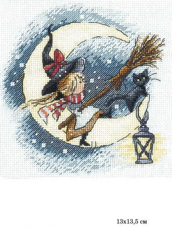 Make L-20 Little wizher's Moon Dream 26-26 Kit punto croce fai da te Aida 14CT 14CT tessuto di tela ricamo Set soggiorno Decor