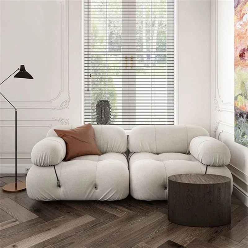 

Italian Designer Imported Velvet Sofa Nordic Light Luxury Modern Fashion High-End Module Sofa