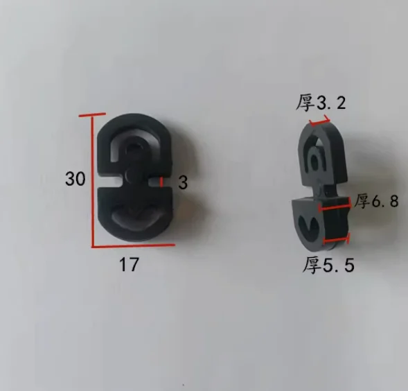 Machine tools gasket accessory, 30mm x 17.5mm, 50 pcs