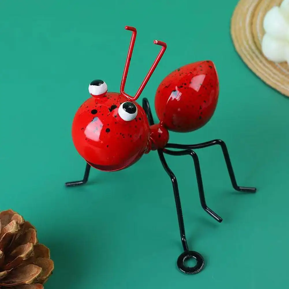 Ant Sculpture Home Desktop Decor Ant Statue Garden Decor Figure Stand Ant For Outdoor Yard Lawn Decoration