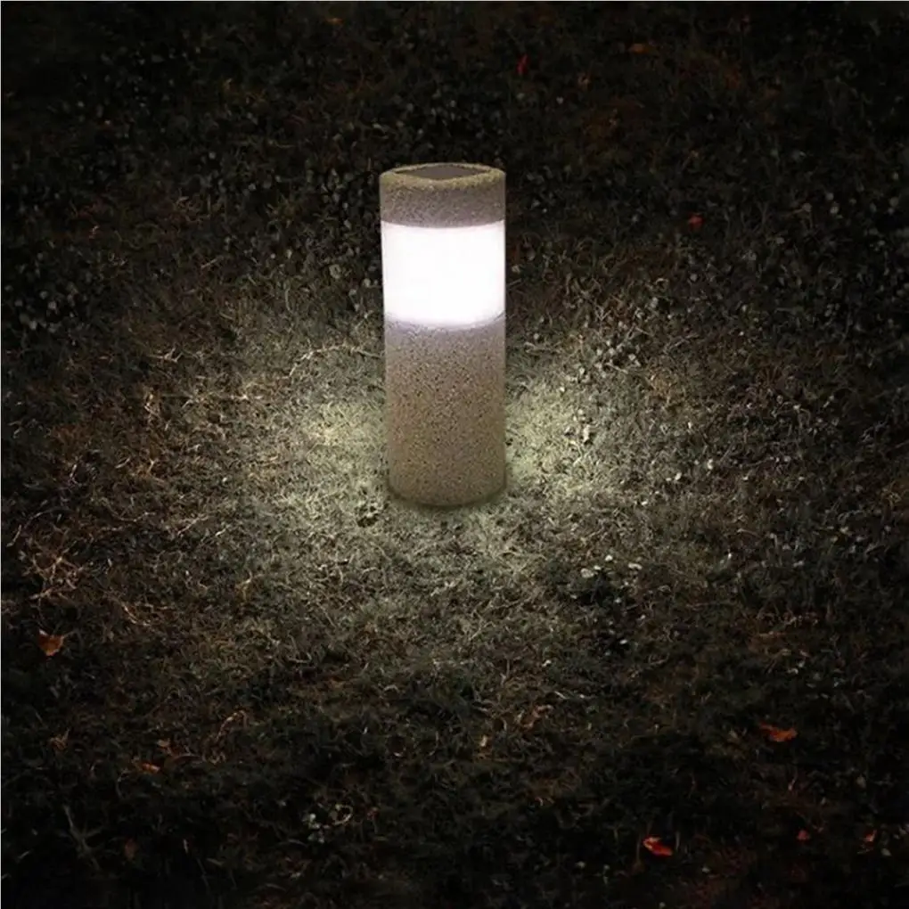 

Outdoor Solar Power LED Light Stone Pillar Pathway Lights Garden Lawn Courtyard Decoration Lamp Landscape Solar Pathway Light