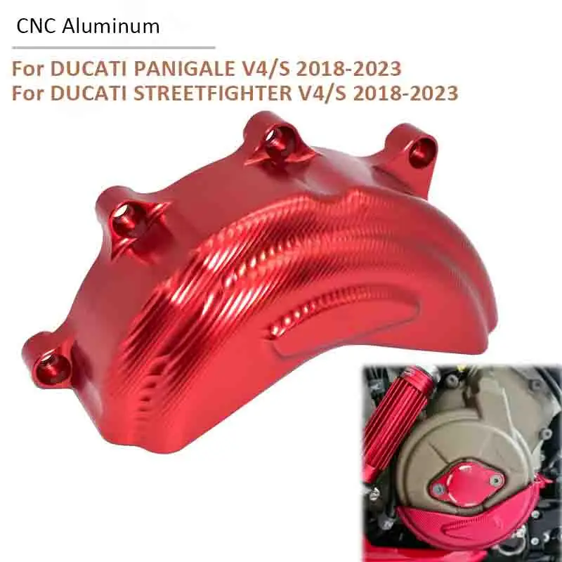 For DUCATI PANIGALE V4 V4S STREETFIGHTER 2018-2020 2021 2022 2023 Motorcycle Engine Case Stator Clutch Cover Guard Crash Pad