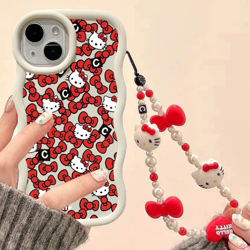 เคสโทรศัพท์ลายเฮลโลคิตตี้หัวใจสีแดง สำหรับ Infinix HOT 50 40 Pro 40i 30 30i Play Note 30 40 Pro TECNO CAMON 19 20 Pro แบบนิ่ม