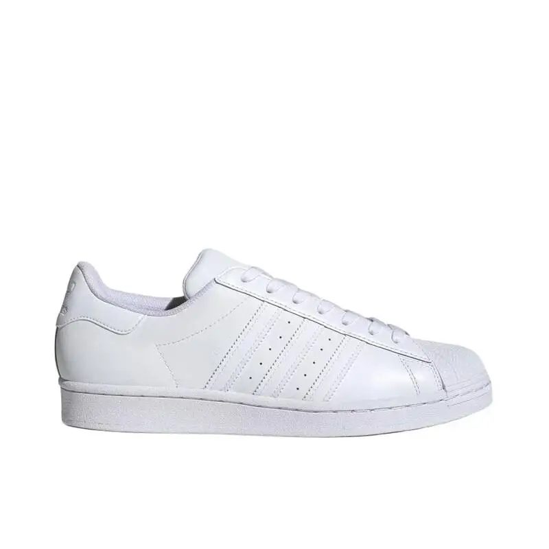 Adidas SUPERSTAR Classic Versatile Anti Slip Lightweight Wear Resistant Low Cut Board Shoes for Men and Women in White