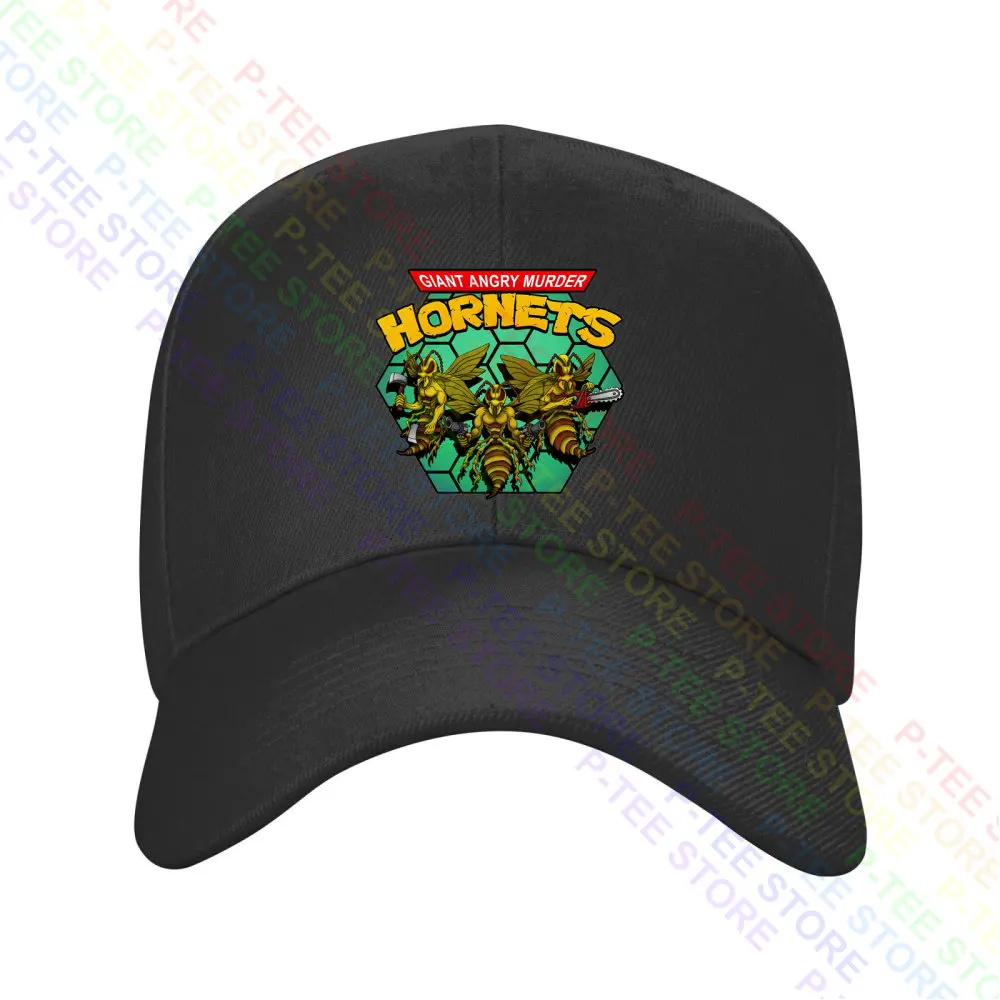 Giant Angry Murder Hornets Parody Baseball Cap Snapback Caps Knitted Bucket Hat