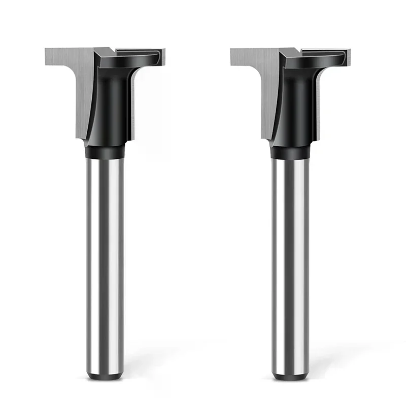 1pc 6mm 1/4 "Schaft Carbon Kristall Platte Arc Biege Router Bit T-halbe Runde Flache Schlitz winkel Cutter Holzbearbeitung Werkzeuge