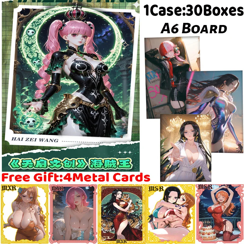 

TianQi Culture One Piece A6 Board Collection Card Box Magic High Energy Limited Аниме Booster Box Card Детские подарки