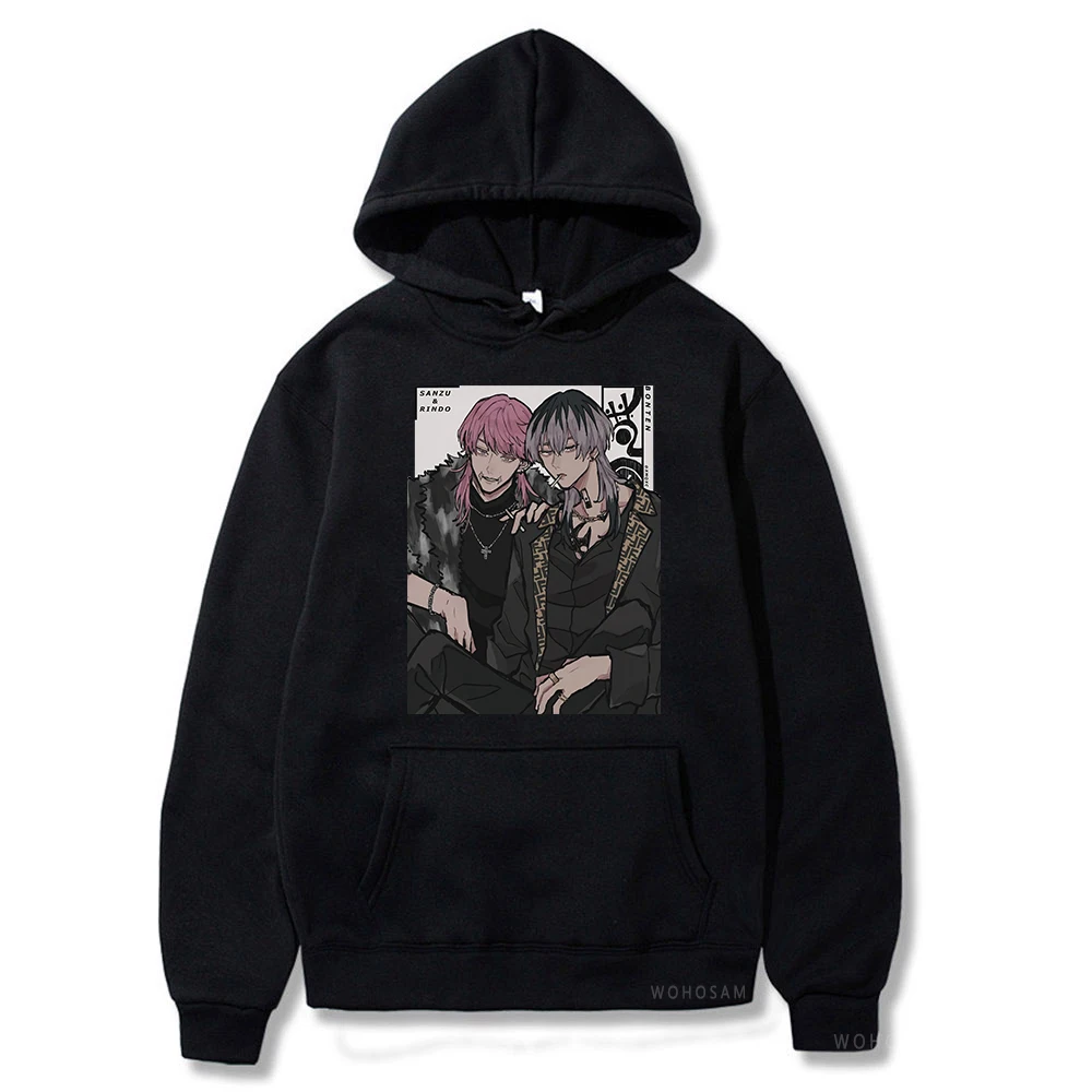 Tokyo Revengers Rindou Haitani Haruchiyo Sanzu Anime Hooded Plus Size Hoodie Men Women Sweatshirts Harajuku Warm Streetwear