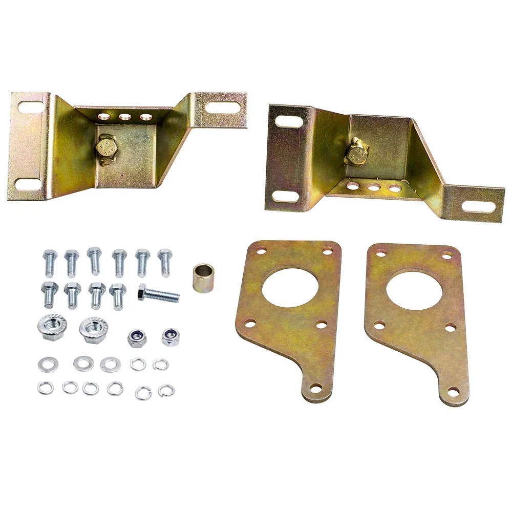 

Swap Adapter Plates w/4.6 Solid Motor Mounts for Ford Mustang W/4.8L 5.3L 6.0L