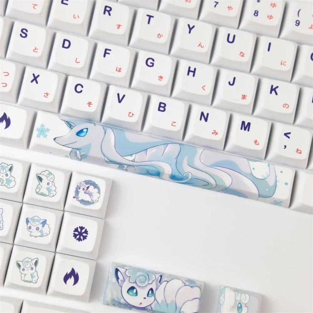 Anime XDA Profile Keycap PBT Arora Cute Keycaps DYE-Subbed For GH60 XD64 GK64 68 84 87 96 104 108 Mechanical Keyboard Key Cap