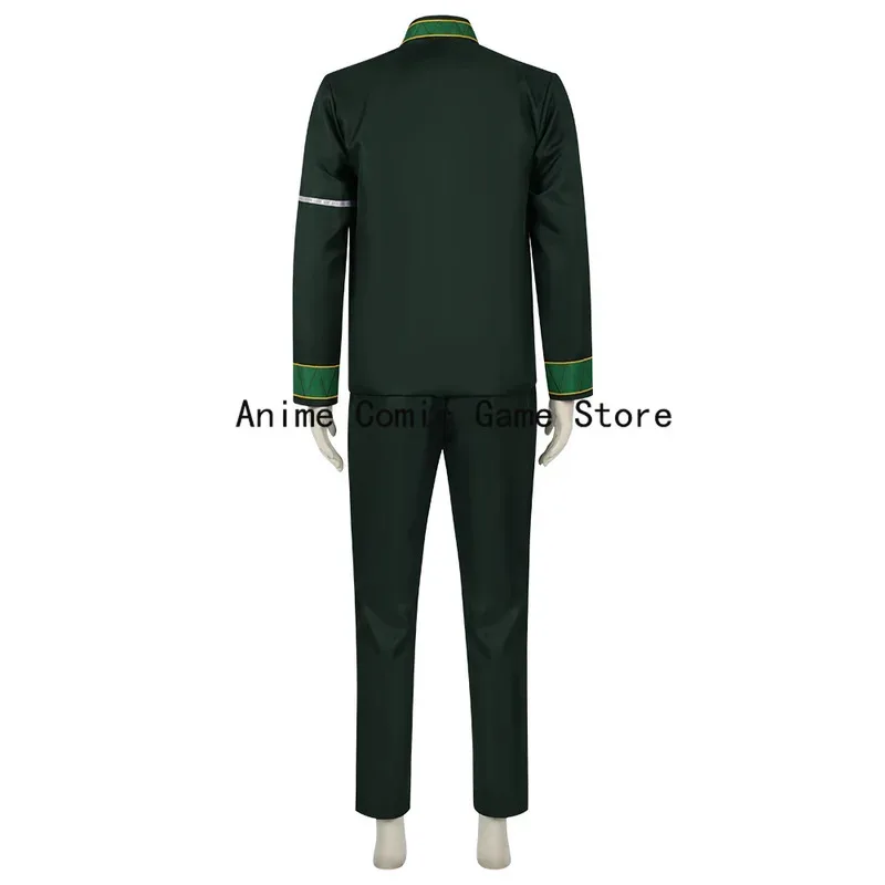 متوفر XS-XXL كيوتارو سوجيشيتا كوسبلاي أنيمي كسارة الرياح شعر مستعار كوسبلاي معطف الهالوين ملابس حفلات كرنفال للرجال