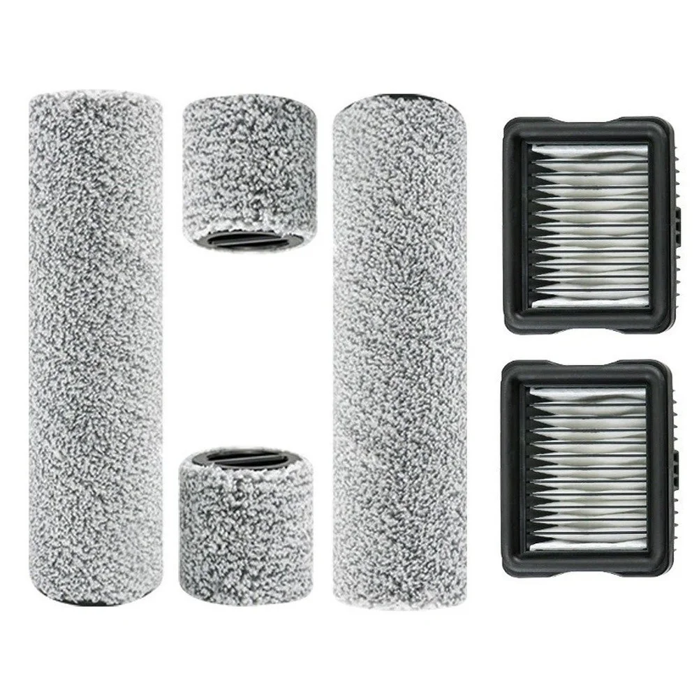 Microfiber Brush Rollers and HEPA Filter Cartridges for midea for g6 for g6-T G7 for x10 for x10 Pro Floor Scrubbing Machines