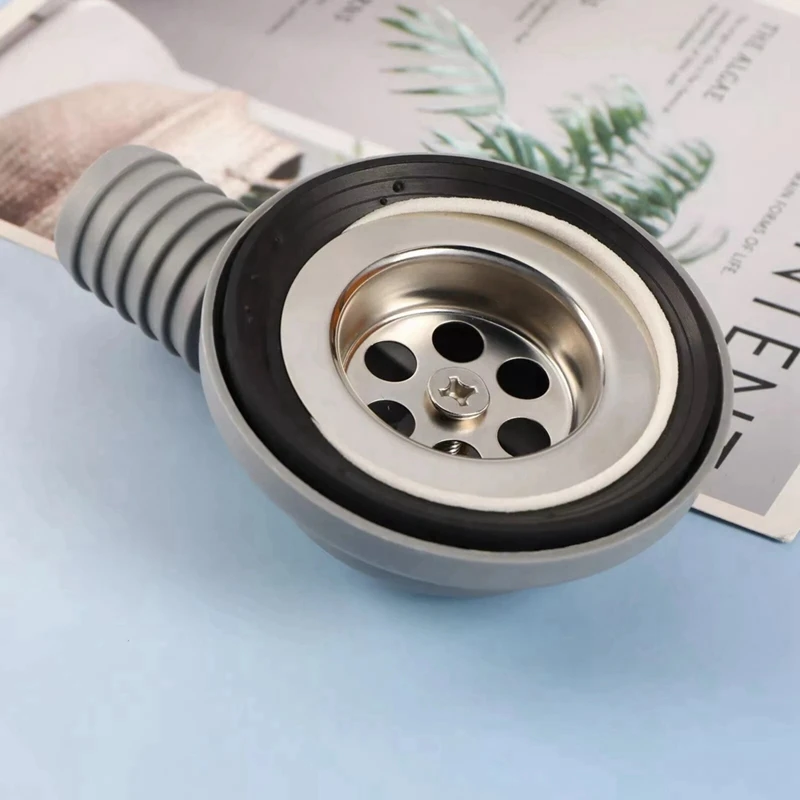 

B0a-t56mm 2.2 Inch Sink Waste Drain Plug Hole Angle Fitting for Boat Caravan Motorhome RV Camper