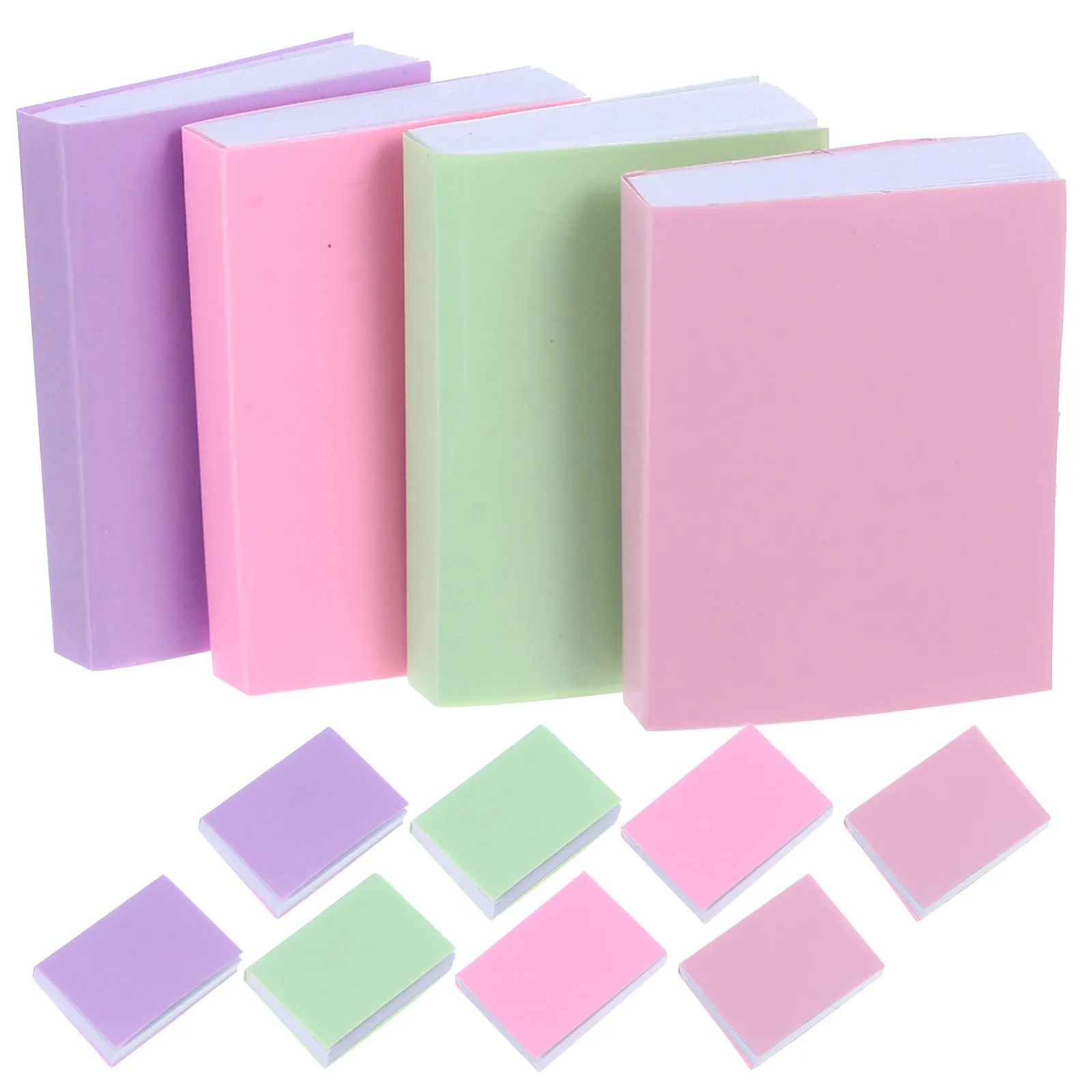 

12Pcs Mini Book Set Paper Blank Miniature Books Lightweight Mini House Accessories for Dollhouse Study Room Decoration Creative