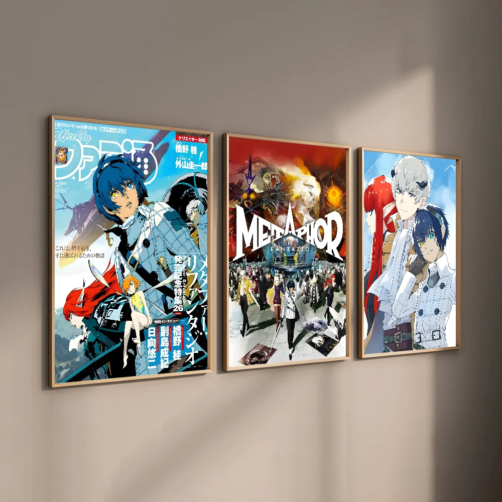 Cosplay Anime Game Metaphor Refantazio Poster HD art sticky wall waterproof home living room bar decoration