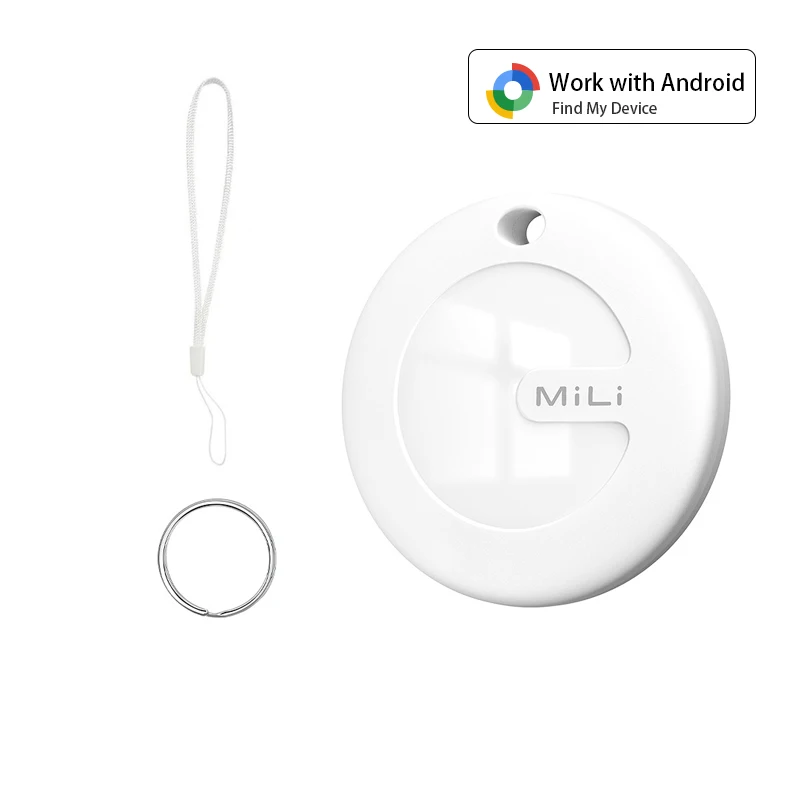 Peocke MiLi Tracker-Gerät für Google Find My Tracking iTag Bluetooth Locator Anti-Lost Device Smart Bluetooth Tracker Android System 8