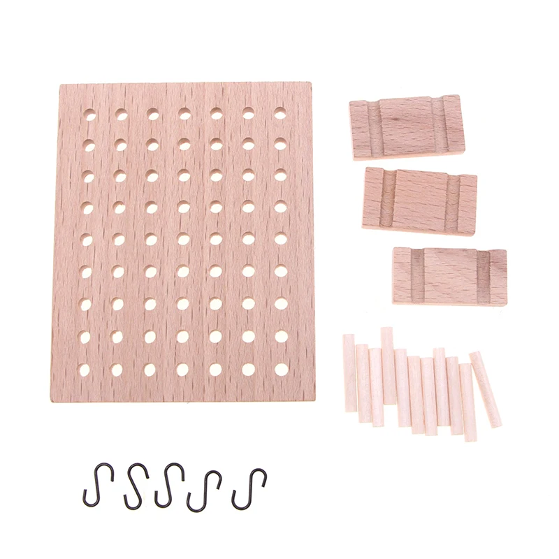 1:12 poppenhuis miniatuur wandopbergrek geperforeerd bord meubilair thuis model decor speelgoed poppenhuisaccessoires