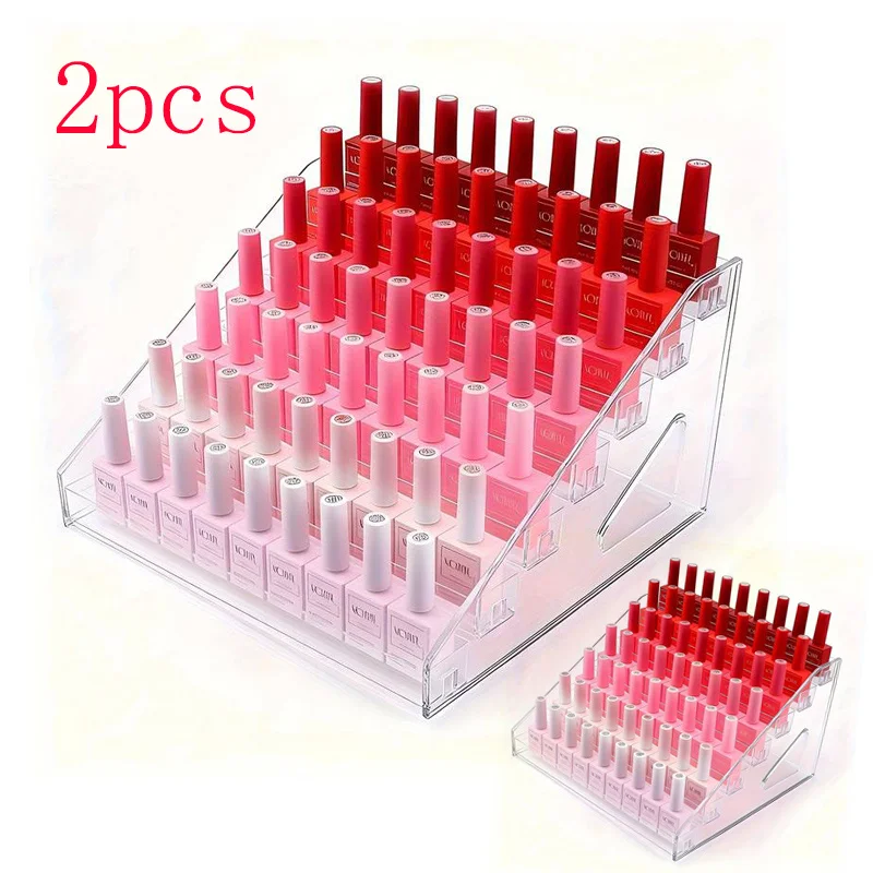 2pcs Say Goodbye to Clutter! 7-Layer Stackable Organizer for Cosmetics & More Birthday Gift