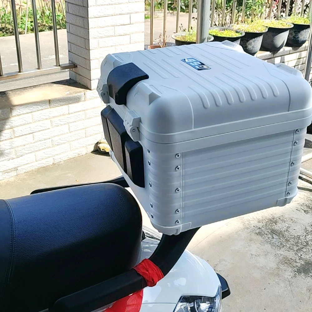 Baú Traseiro para Moto 47L, Ca - Scooter Helmet Set avaliação e preço