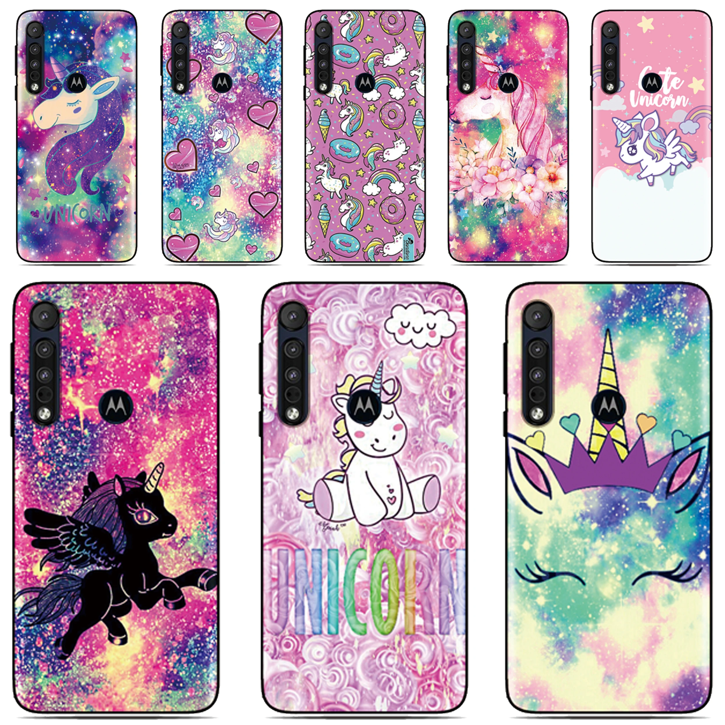 Color Unicorn Back Cover For UMIDIGI A15 A15C A9 C1 G2 G1 A11s A11 A13 Pro Max A3s F3 SE Bison X10 X10s X20 GT GT2 Phone Case