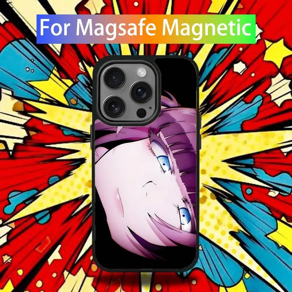 Nazuna Nanakusa telefoonhoesje voor iPhone 16,15,14,13,12,11,Pro,Max,Plus,Mini,SE4,E magnetisch Magsafe draadloos opladen