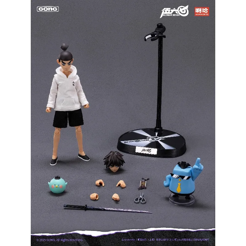 GONG Original 1/8 ผลิตภัณฑ์สำเร็จรูป ตุ๊กตาขยับได้ งานประณีต ตุ๊กตา Scissor Seven ของเล่นอนิเมะ ของสะสม โมเดล ของขวัญเทศกาลสำหรับเด็กผู้ชาย