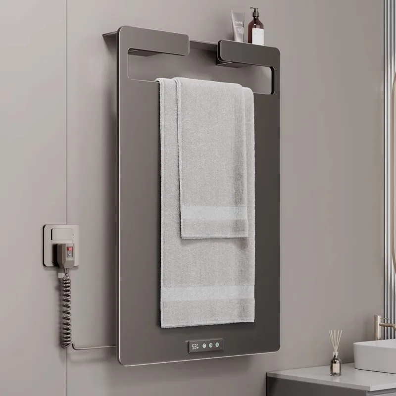 Electric towel rack Intelligent heating Sterilization Drying Bathroom Constant temperature toilet Household concealed rack