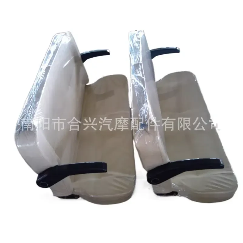 Universal Electric Scooter Rear Seat Cushion with Headrest for 3 Wheel 4 Wheel Golf Cart Sightseeing Vehicle Double Passenger