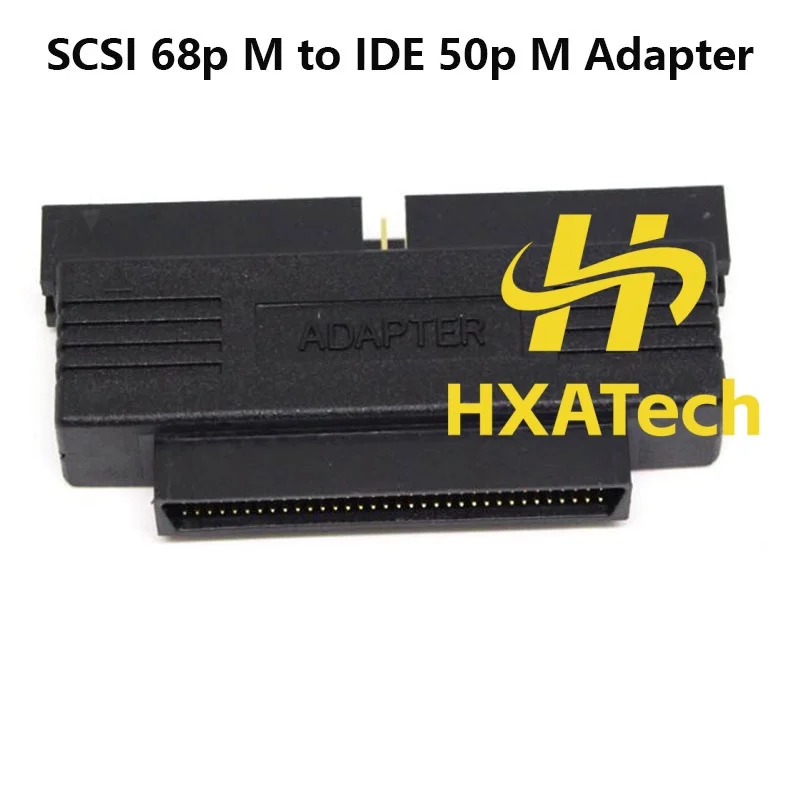 High Qualtiy SCSI 68pin Male to IDE 50pin Male Adapter for SCSI HDD Hard Disk and Mainboard Converter