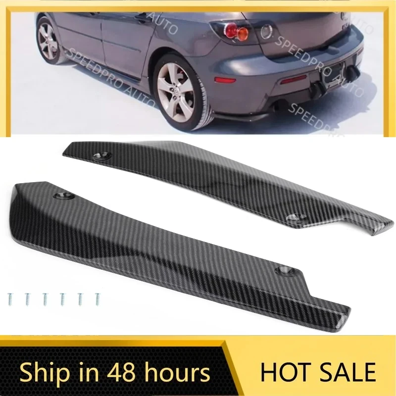 

Car Rear Bumper Lip Splitter Diffuser for M-azda 2 3 5 6 CX-3 CX5 CX-7 Scratch Protector Spoiler Extension Winglets Side Skirt