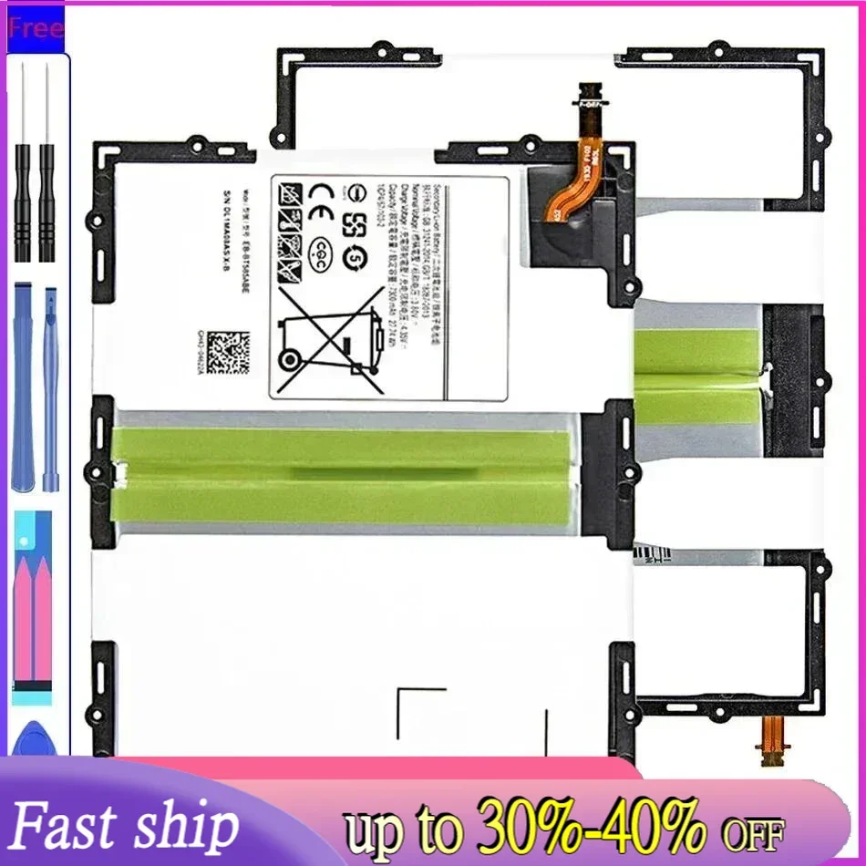 EB-BT585ABE 7800Mah Battery For Samsung Galaxy Tablet Tab A 10.1 2016 T580 SM-T585C T585 T580N + Tools