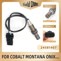 Sensor de oxígeno de banda ancha con sonda Lambda para coche, accesorio de medición de O2 para GM, cobalto, MONTANA, ONIX, PRISMA, Spin 1,0, 1,4, 1,8, Flex 2011-2017, 24581407