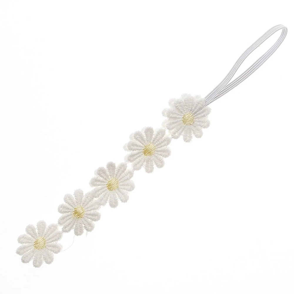 2pcs/lot Baby Daisies Flowers Headbands Infant Kids Girls Floral Bow Hairband Headwear Photography Props Accessories