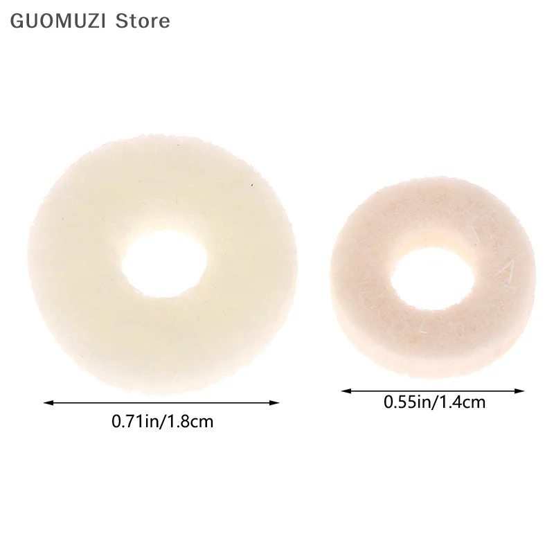 10 Stuks Orgel Sleutel Vilt Ringen Pads Voor Blaasinstrumenten Reparatie Vervangende Onderdelen Muziekwinkel Supply Accessoires