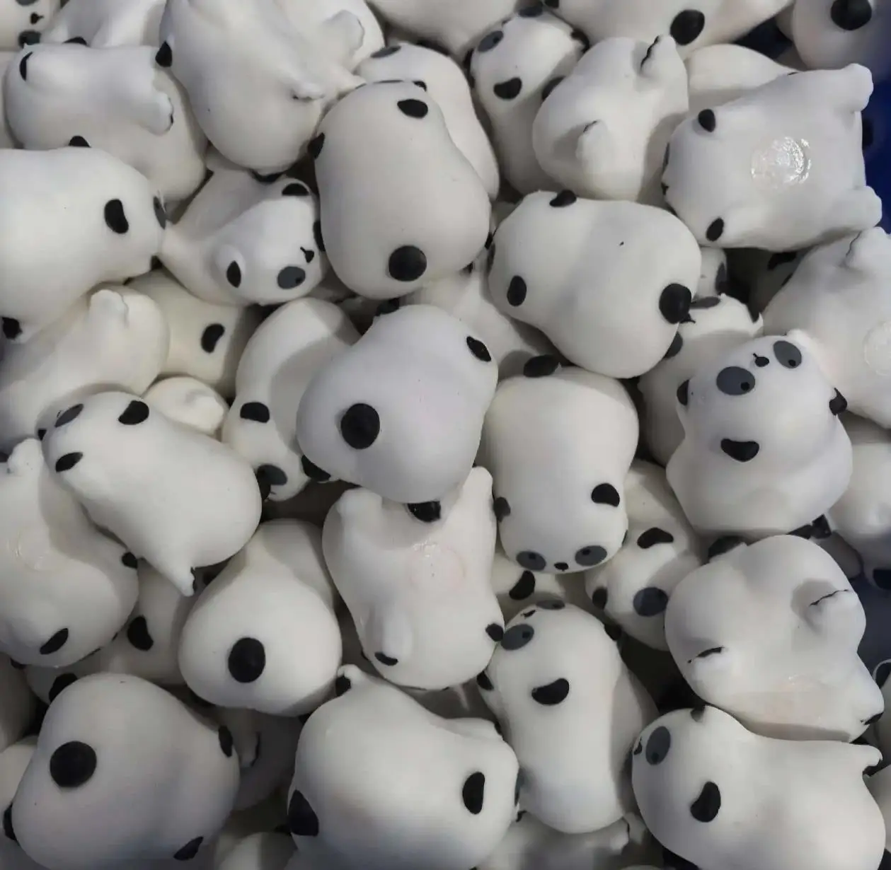 Panda Squishy Stress Ball Fidget Toy Crunchy Squeeze Toy Round Blocks Filled ASMR Anti Stress Release Hand Relax Gift Toy image 5