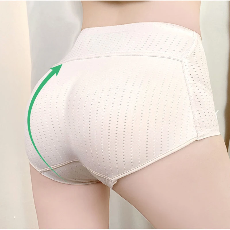 Seamless Latex Natural Buttocks Fake Ass Invisible Panties Artifact Peach Padded Underwear Shapewear Body Shapers Hip Enhancer