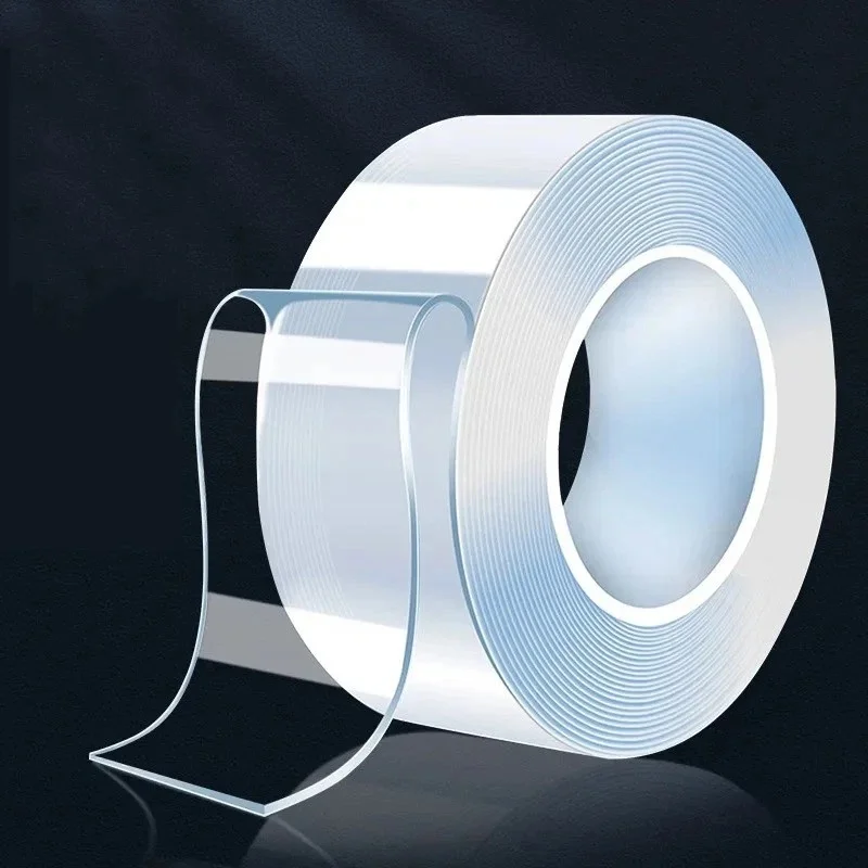 1/3/5m Nano Tape Double Sided Tape Transparent No Trace Reusable Strongly Sticky Waterproof Adhesive Tape For Home Kitchen Wall