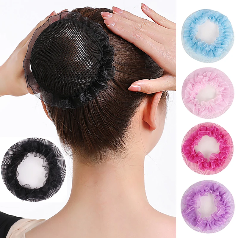 Diadema de bolsillo de red para niña, tocado Invisible para el cabello, accesorios para el cabello, 1 piezas