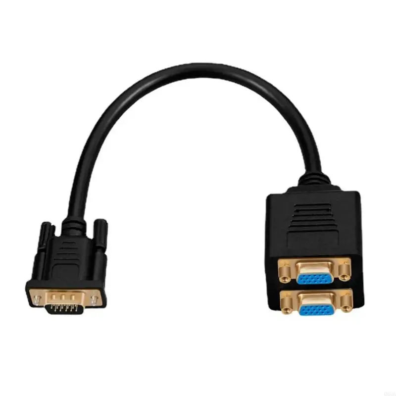 Двойной монитор VGA Splitter Cable 1080p сигнал для проекторов ПК двойной дисплей