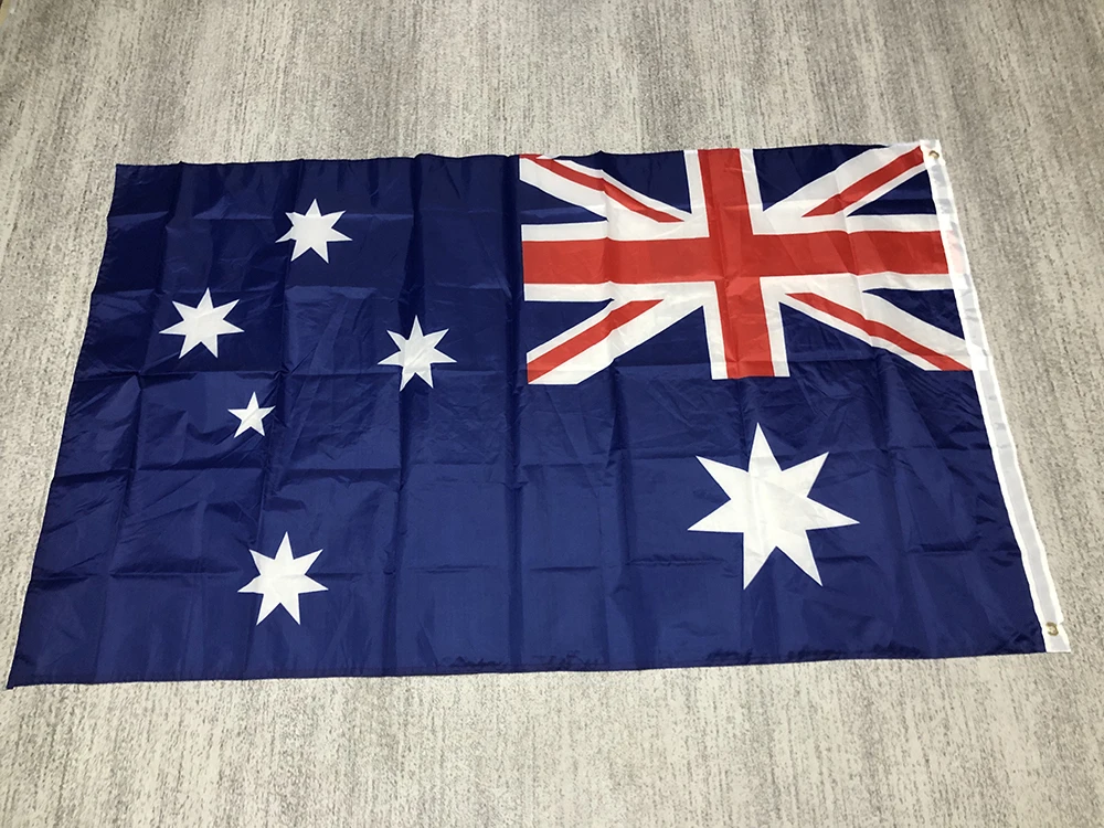 Australia flag  90X150cm 3x5ft high quality polyester hanging banner AUS AU australia australian flag for home decoration